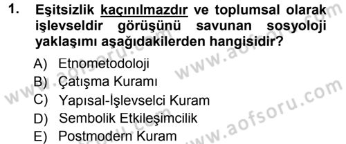 Davranış Bilimlerine Giriş Dersi 2012 - 2013 Yılı (Final) Dönem Sonu Sınav Soruları 1. Soru