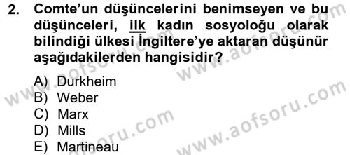 Davranış Bilimlerine Giriş Dersi 2013 - 2014 Yılı Tek Ders Sınav Soruları 2. Soru
