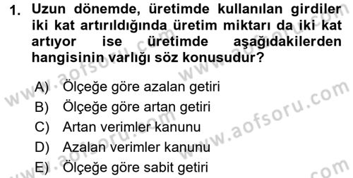 Davranış Bilimlerine Giriş Dersi 2015 - 2016 Yılı (Final) Dönem Sonu Sınav Soruları 1. Soru