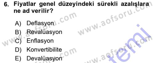 Davranış Bilimlerine Giriş Dersi 2015 - 2016 Yılı (Final) Dönem Sonu Sınav Soruları 6. Soru