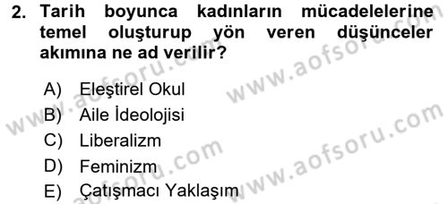Davranış Bilimlerine Giriş Dersi 2016 - 2017 Yılı (Final) Dönem Sonu Sınav Soruları 2. Soru