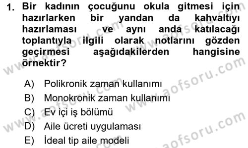 Davranış Bilimlerine Giriş Dersi 2017 - 2018 Yılı 3 Ders Sınav Soruları 1. Soru