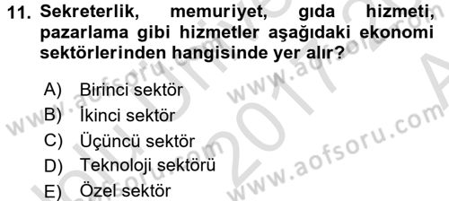 Davranış Bilimlerine Giriş Dersi 2017 - 2018 Yılı (Vize) Ara Sınav Soruları 11. Soru