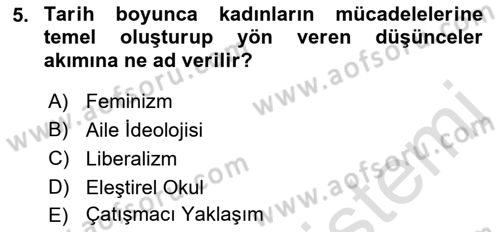 Davranış Bilimlerine Giriş Dersi 2018 - 2019 Yılı 3 Ders Sınav Soruları 5. Soru