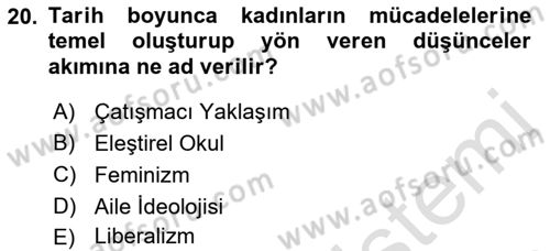 Davranış Bilimlerine Giriş Dersi 2019 - 2020 Yılı (Vize) Ara Sınav Soruları 20. Soru