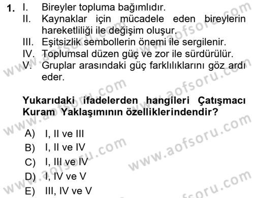 Davranış Bilimlerine Giriş Dersi 2021 - 2022 Yılı (Vize) Ara Sınav Soruları 1. Soru