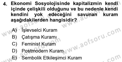 Davranış Bilimlerine Giriş Dersi 2022 - 2023 Yılı (Final) Dönem Sonu Sınav Soruları 4. Soru