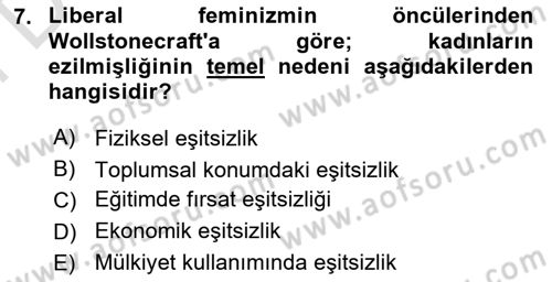 Davranış Bilimlerine Giriş Dersi 2023 - 2024 Yılı (Final) Dönem Sonu Sınav Soruları 7. Soru