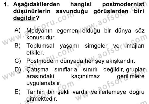 Davranış Bilimlerine Giriş Dersi 2024 - 2025 Yılı (Vize) Ara Sınav Soruları 1. Soru