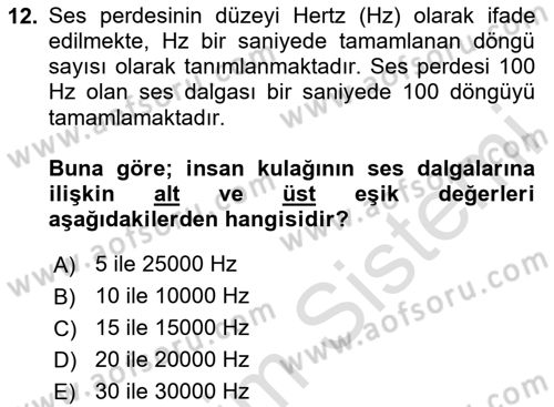 Davranış Bilimlerine Giriş Dersi 2024 - 2025 Yılı Yaz Okulu Sınav Soruları 12. Soru