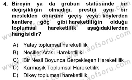 Davranış Bilimlerine Giriş Dersi 2024 - 2025 Yılı Yaz Okulu Sınav Soruları 4. Soru