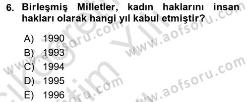 Davranış Bilimlerine Giriş Dersi 2024 - 2025 Yılı Yaz Okulu Sınav Soruları 6. Soru