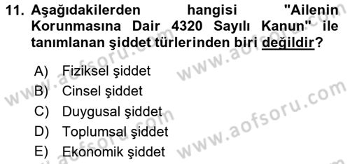 Davranış Bilimlerine Giriş Dersi 2025 - 2026 Yılı (Vize) Ara Sınav Soruları 11. Soru