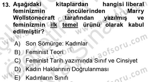 Davranış Bilimlerine Giriş Dersi 2025 - 2026 Yılı (Vize) Ara Sınav Soruları 13. Soru
