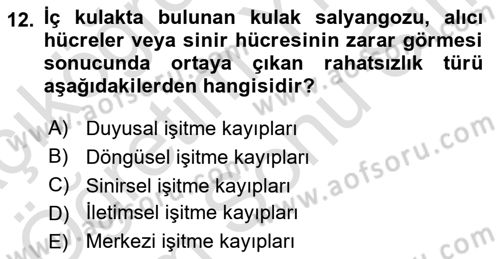 Davranış Bilimlerine Giriş Dersi 2025 - 2026 Yılı (Final) Dönem Sonu Sınav Soruları 12. Soru