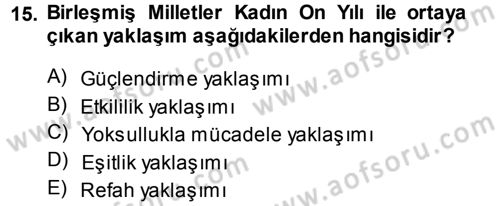 Toplumsal Değişme Kuramları Dersi 2013 - 2014 Yılı (Final) Dönem Sonu Sınav Soruları 15. Soru