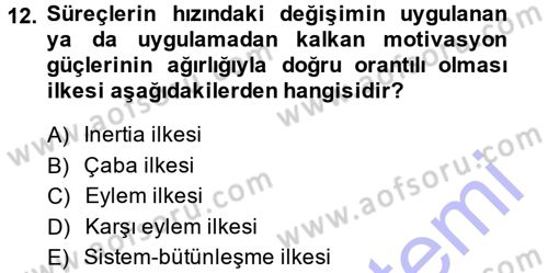 Toplumsal Değişme Kuramları Dersi Ara Sınavı Deneme Sınav Soruları 12. Soru