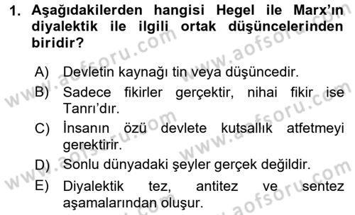 Toplumsal Değişme Kuramları Dersi 2018 - 2019 Yılı 3 Ders Sınav Soruları 1. Soru