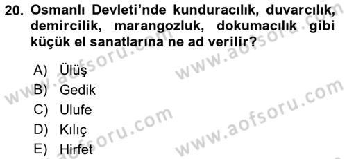 Toplumsal Değişme Kuramları Dersi 2018 - 2019 Yılı Yaz Okulu Sınav Soruları 20. Soru