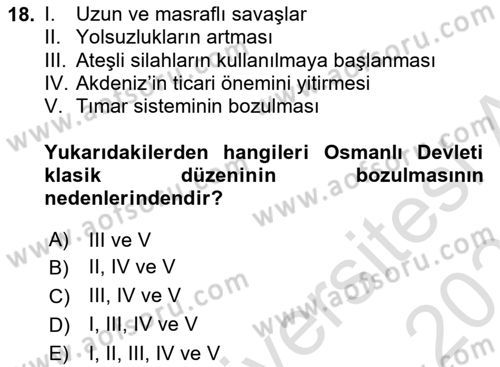 Toplumsal Değişme Kuramları Dersi 2020 - 2021 Yılı Yaz Okulu Sınav Soruları 18. Soru