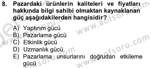 Sosyal Medya Dersi 2013 - 2014 Yılı Tek Ders Sınav Soruları 8. Soru