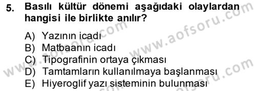 Sosyal Medya Dersi 2014 - 2015 Yılı (Vize) Ara Sınav Soruları 5. Soru