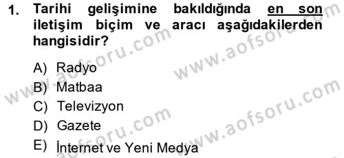 Sosyal Medya Dersi 2014 - 2015 Yılı (Final) Dönem Sonu Sınav Soruları 1. Soru