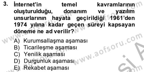 Sosyal Medya Dersi 2014 - 2015 Yılı (Final) Dönem Sonu Sınav Soruları 3. Soru