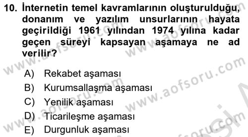 Sosyal Medya Dersi 2015 - 2016 Yılı (Final) Dönem Sonu Sınav Soruları 10. Soru