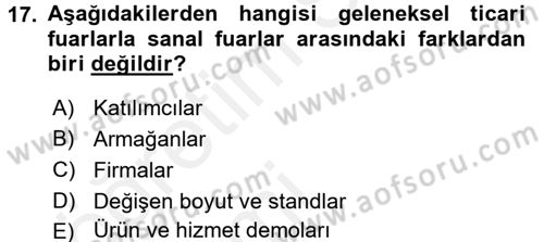 Sosyal Medya Dersi 2015 - 2016 Yılı Tek Ders Sınav Soruları 17. Soru