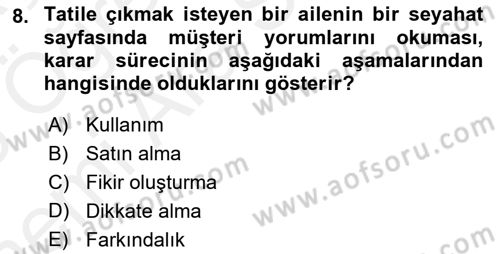 Sosyal Medya Dersi 2017 - 2018 Yılı (Vize) Ara Sınav Soruları 8. Soru