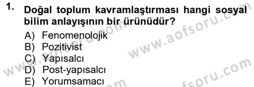 Siyaset Sosyolojisi Dersi 2012 - 2013 Yılı (Final) Dönem Sonu Sınav Soruları 1. Soru