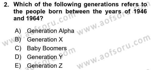 Organizational Behavior Dersi 2021 - 2022 Yılı (Vize) Ara Sınav Soruları 2. Soru