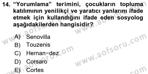 Göç Sosyolojisi Dersi 2023 - 2024 Yılı (Final) Dönem Sonu Sınav Soruları 14. Soru