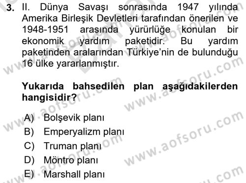 Göç Sosyolojisi Dersi 2023 - 2024 Yılı (Final) Dönem Sonu Sınav Soruları 3. Soru