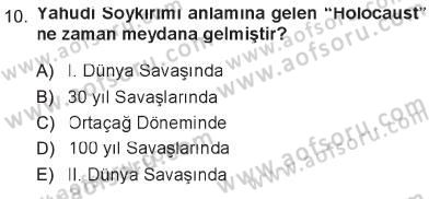 Çağdaş Sosyoloji Kuramları Dersi 2012 - 2013 Yılı Tek Ders Sınav Soruları 10. Soru