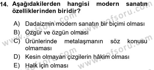 Çağdaş Sosyoloji Kuramları Dersi 2015 - 2016 Yılı (Vize) Ara Sınav Soruları 14. Soru