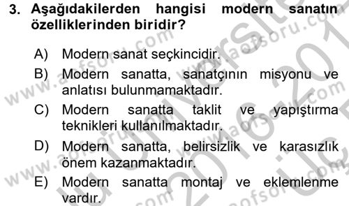 Çağdaş Sosyoloji Kuramları Dersi 2016 - 2017 Yılı 3 Ders Sınav Soruları 3. Soru