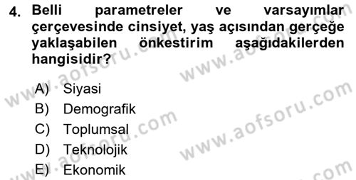 Çağdaş Sosyoloji Kuramları Dersi Ara Sınavı Deneme Sınav Soruları 4. Soru