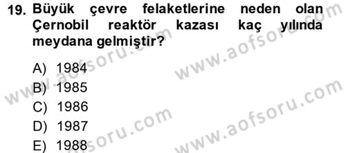 Sosyolojide Yakın Dönem Gelişmeler Dersi 2013 - 2014 Yılı (Vize) Ara Sınav Soruları 19. Soru