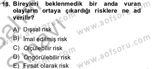 Sosyolojide Yakın Dönem Gelişmeler Dersi 2014 - 2015 Yılı (Vize) Ara Sınav Soruları 18. Soru