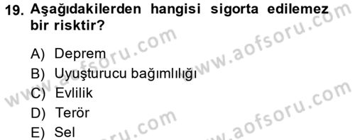 Sosyolojide Yakın Dönem Gelişmeler Dersi 2014 - 2015 Yılı (Vize) Ara Sınav Soruları 19. Soru
