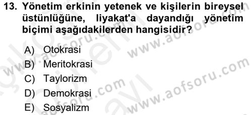 Sosyolojide Yakın Dönem Gelişmeler Dersi 2015 - 2016 Yılı Tek Ders Sınav Soruları 13. Soru