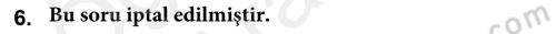 Sosyolojide Yakın Dönem Gelişmeler Dersi 2018 - 2019 Yılı (Vize) Ara Sınav Soruları 6. Soru