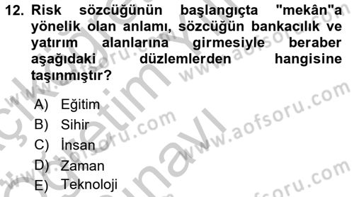 Sosyolojide Yakın Dönem Gelişmeler Dersi 2018 - 2019 Yılı Yaz Okulu Sınav Soruları 12. Soru