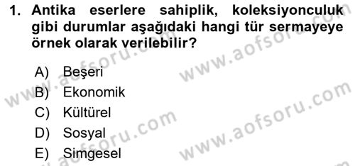 Sosyolojide Yakın Dönem Gelişmeler Dersi 2025 - 2026 Yılı (Final) Dönem Sonu Sınav Soruları 1. Soru
