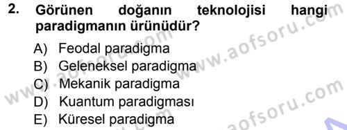 Ekonomi Sosyolojisi Dersi 2012 - 2013 Yılı (Final) Dönem Sonu Sınav Soruları 2. Soru