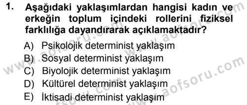 Ekonomi Sosyolojisi Dersi 2014 - 2015 Yılı (Final) Dönem Sonu Sınav Soruları 1. Soru