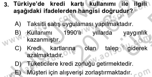 Ekonomi Sosyolojisi Dersi 2016 - 2017 Yılı 3 Ders Sınav Soruları 3. Soru