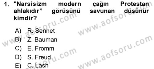 Ekonomi Sosyolojisi Dersi 2017 - 2018 Yılı 3 Ders Sınav Soruları 1. Soru